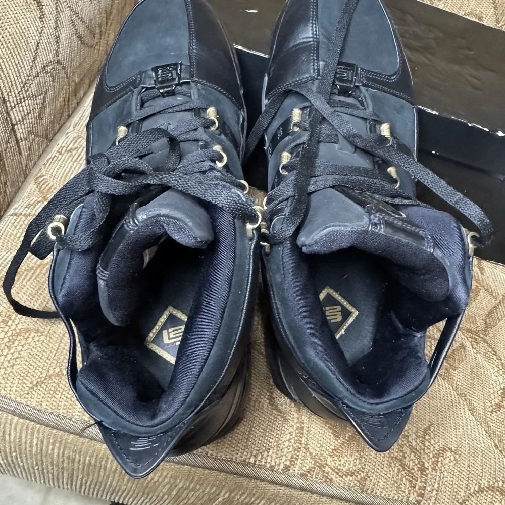 Rare 2006 Nike Zoom LeBron 3‎ Black/ Metallic Gold Size 13 W/Box!